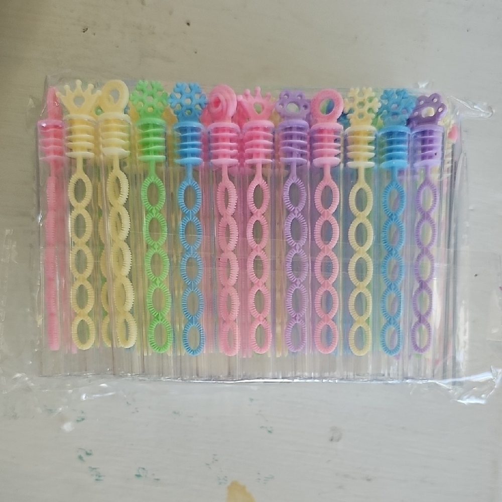 [2 PACKS]Colorful Bubble Wands Set for Parties